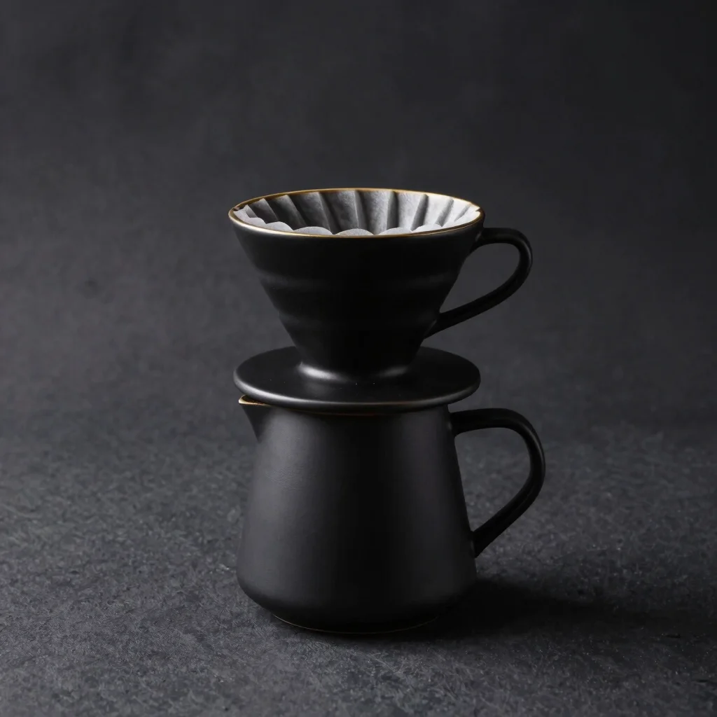 Obsidian Ceramic Pour-Over Dripper